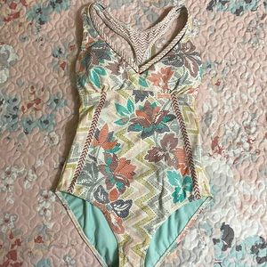 PRANA Khari One Piece Swimsuit, XS, NEW! Racerback bathing suit bikini